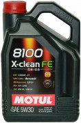Моторное масло MOTUL 8100 X-CLEAN FE 5W-30, 4л