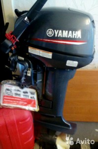 Лодочный мотор Yamaha 15 FMHS в Пскове (использовался бережно)