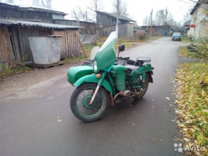Мотоцикл Урал с коляской в Опочке (Псковская область)