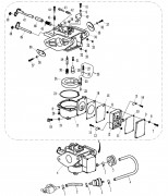 Ремкомплект карбюратора (лодочных моторов TOYAMA T6/8/9.8)