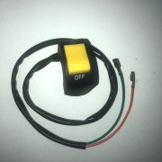 Кнопка на руль,  цветной выключатель, 2 провода (питбайки IRBIS TTR125/TTR150)