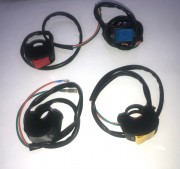 Кнопка на руль,  цветной выключатель, 2 провода (питбайки IRBIS TTR125/TTR150)