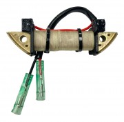 Комплект коммутатор CDI и катушка магнето 4 Ом, контакт штекер (лодочные моторы HANGKAI M5/6)