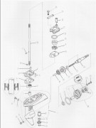 Ремкомплект  редуктора, втулки (лодочные моторы HDX, PARSUN, GOLFSTREAM, TOYAMA, MTR Marine F2.6)
