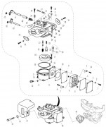 Ремкомплект карбюратора (лодочные моторы HDX T4/5/5.8)